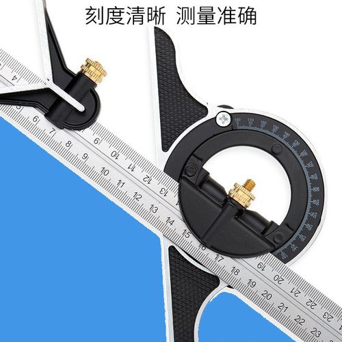 活动角尺高精度不锈钢90度水平直角尺木工专用45多功能组合角度尺